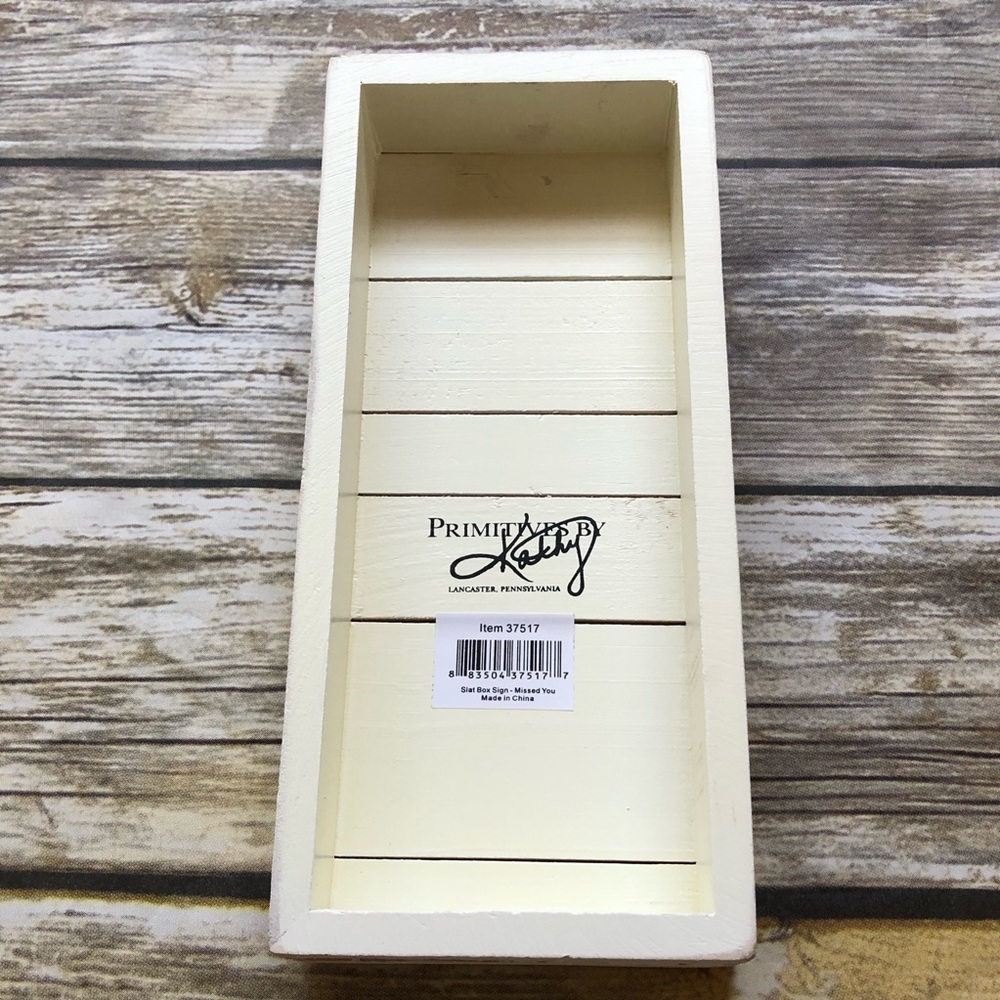 New Primitives By Kathy Rustic Spring Box Sign - Picture 2 of 3
